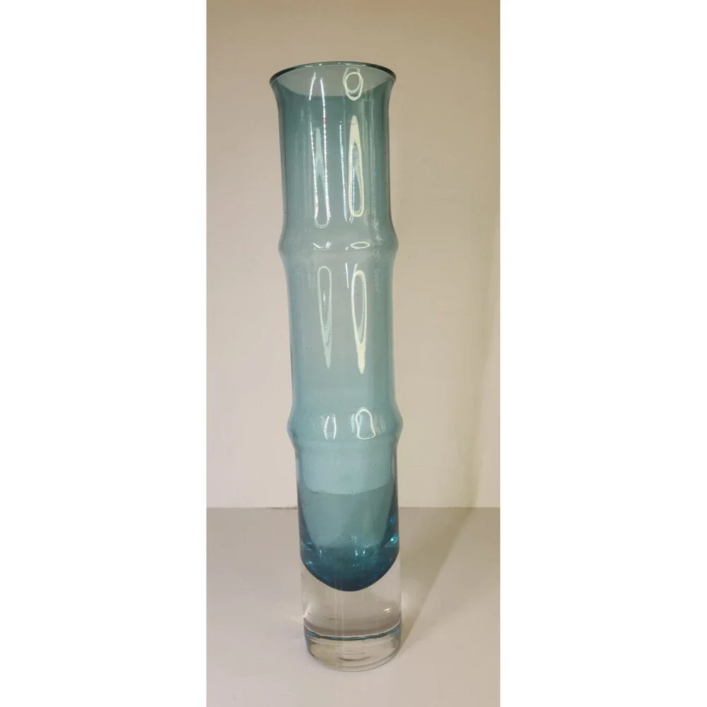 Vintage Bo Borgstrom Aseda Sweden Bamboo Vase 12 3/4